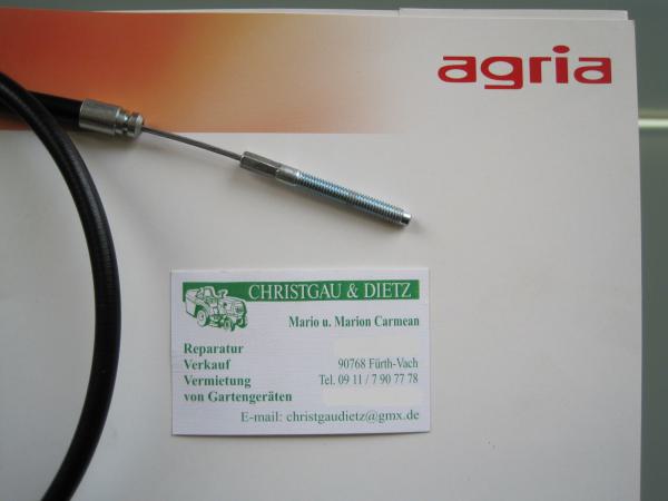 Agria 0400 400 5300 Kupplungszug Fahren Bowdenzug Original AGRIA 